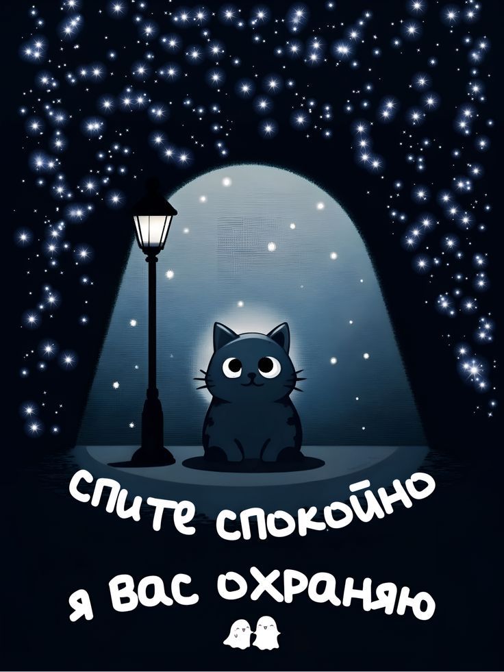 спите спокойно
я вас охраняю