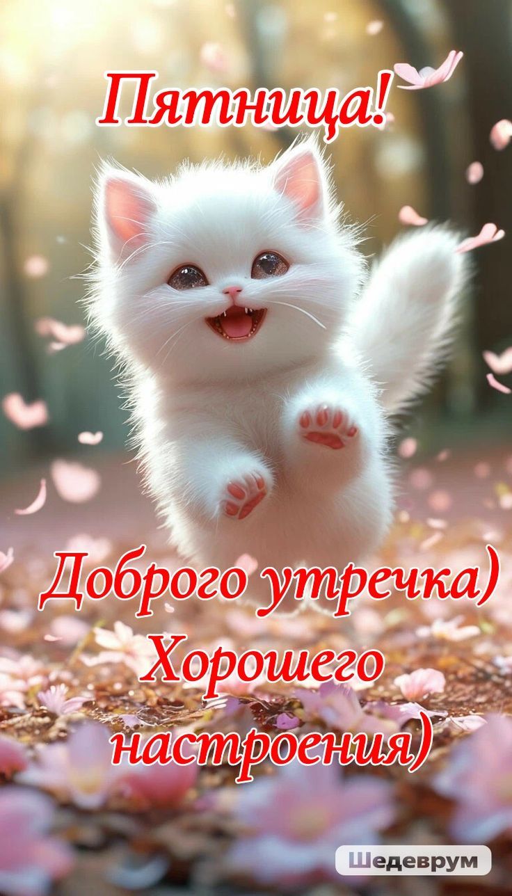 Пятница! Доброе утречка) Хорошего настроения)