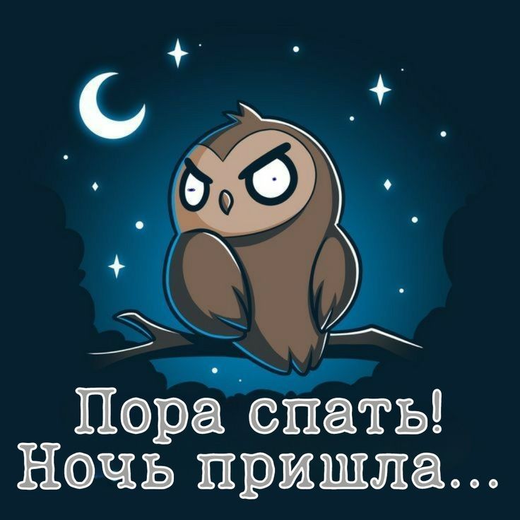 Пора спать! Ночь пришла...
