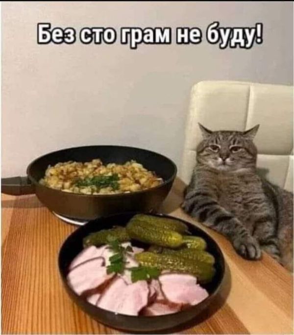 Без ста грамм не буду!