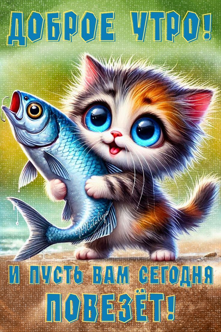 ДОБРОЕ УТРО! И пусть вам сегодня повезёт!