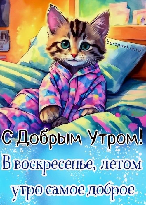 С Добрым Утром! В воскресенье, летом утро самое доброе