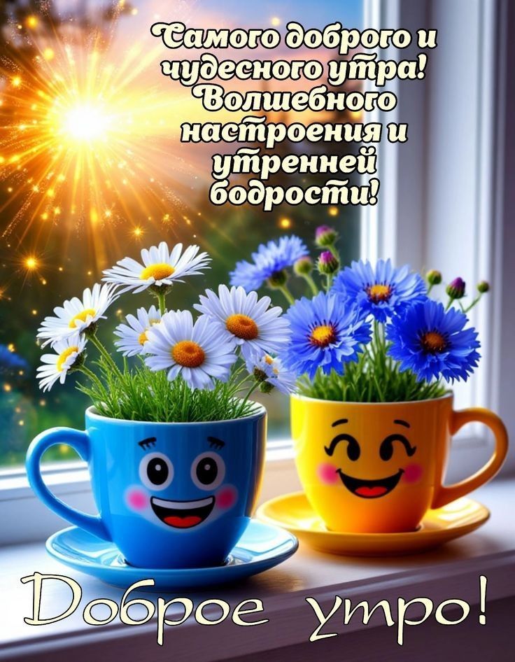 Самого доброго и чудесного утра! Волшебного настроения и утренней бодрости! Доброе утро!