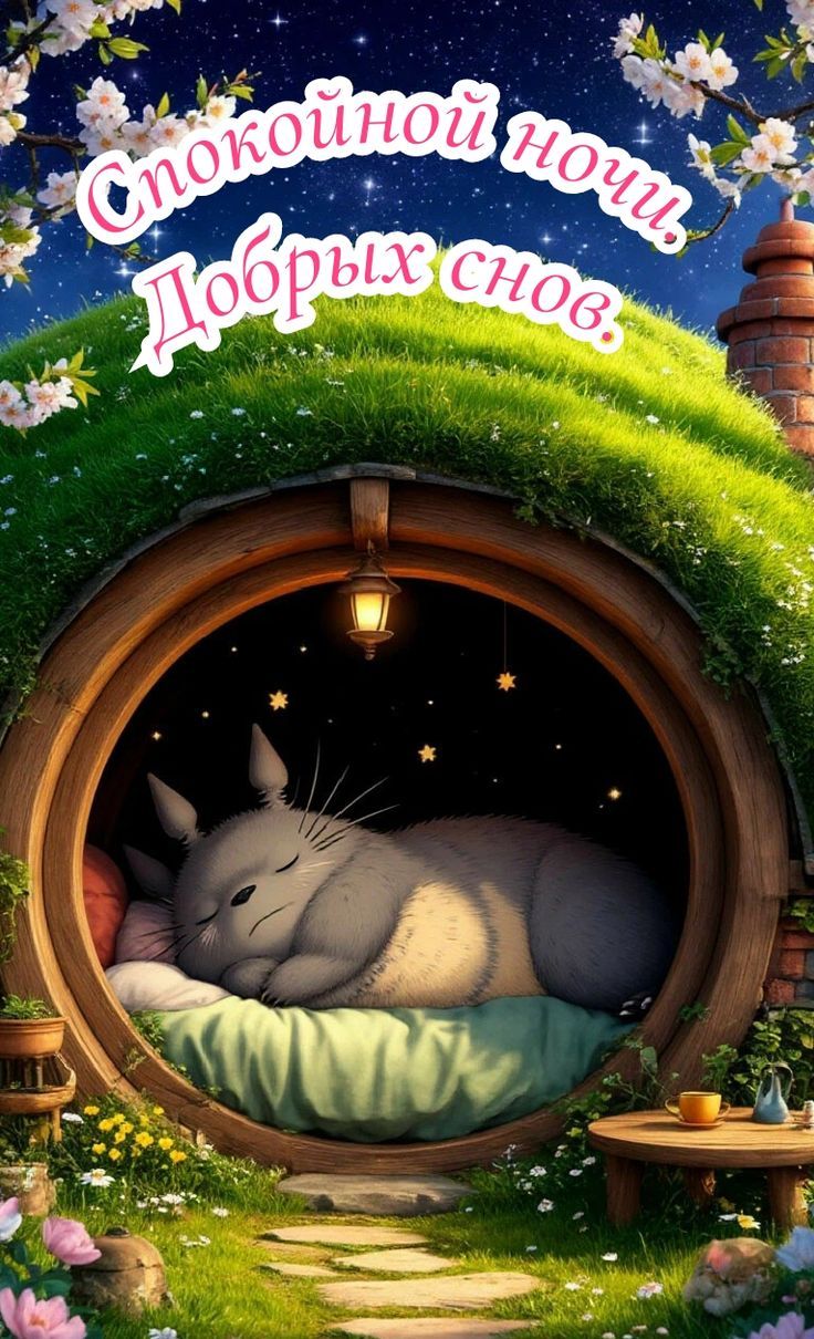 Спокойной ночи. Добрых снов.