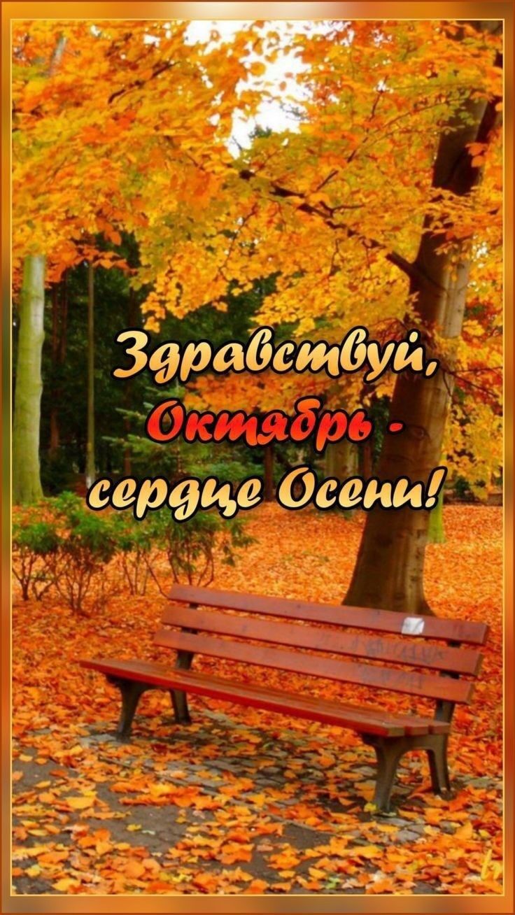Здравствуй, Октябрь - сердце Осени!