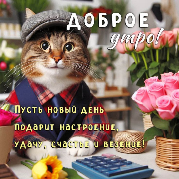 Доброе утро! Пусть новый день подарит настроение, удачу, счастье и везение!