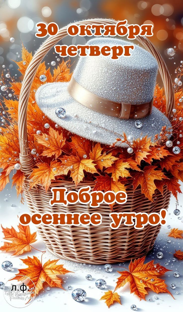30 октября четверг Доброе осеннее утро!