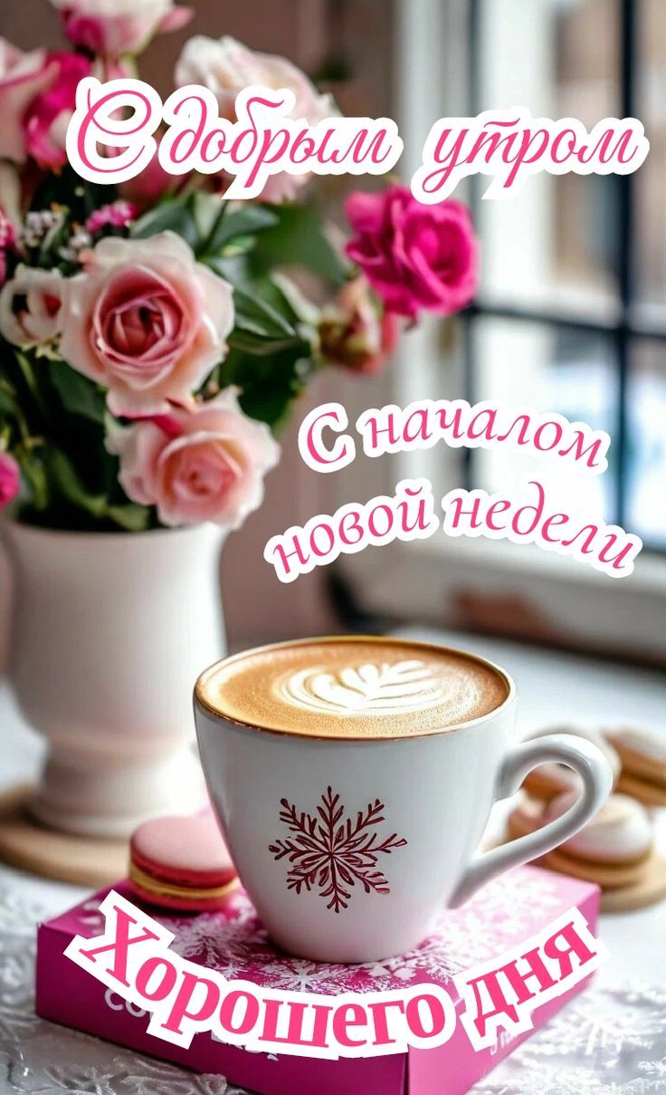 С добрым утром С началом новой недели Хорошего дня