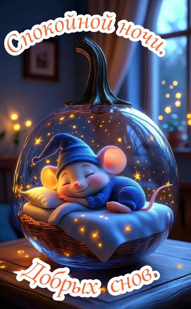 Спокойной ночи, Добрых снов.