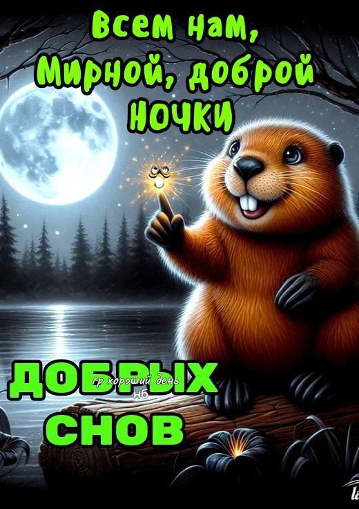 Всем нам, мирной, доброй ночуки ДОБРЫХ СНОВ
