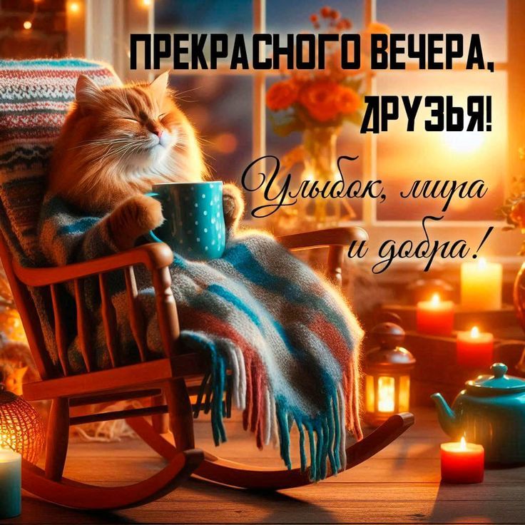 ПРЕКРАСНОГО ВЕЧЕРА, ДРУЗЬЯ! Улыбок, мира и добра!