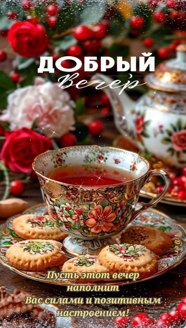 ДОБРЫЙ ВЕЧЕР
Пусть этот вечер наполнит Вас силами и позитивным настроением!