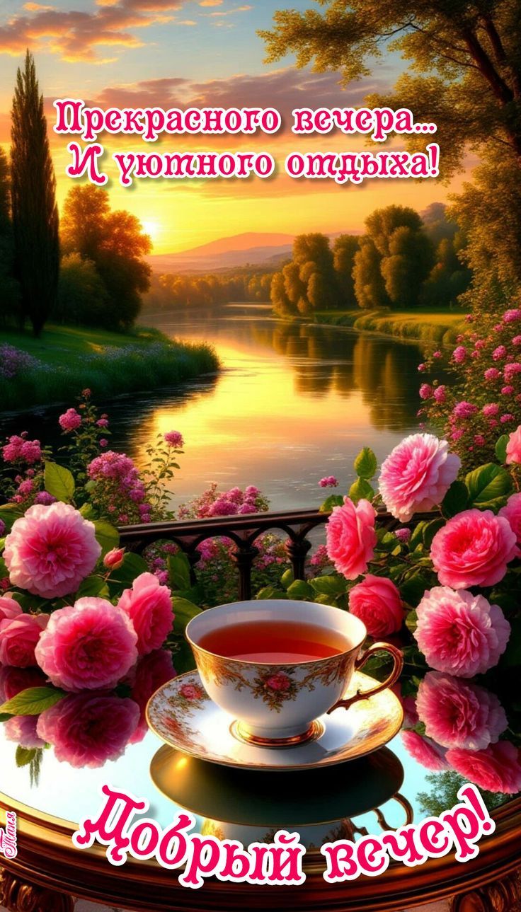 Прекрасного вечера... И уютного отдыха! Добрый вечер!