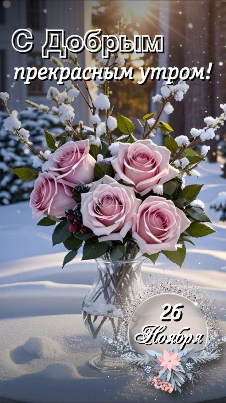 С Добрым прекрасным утром! 26 Ноября