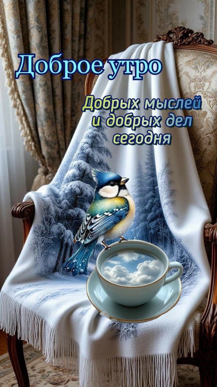 Доброе утро
Добрых мыслей и добрых дел сегодня