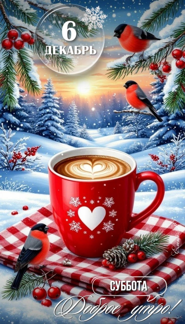 6 ДЕКАБРЬ
СУББОТА
Доброе утро!