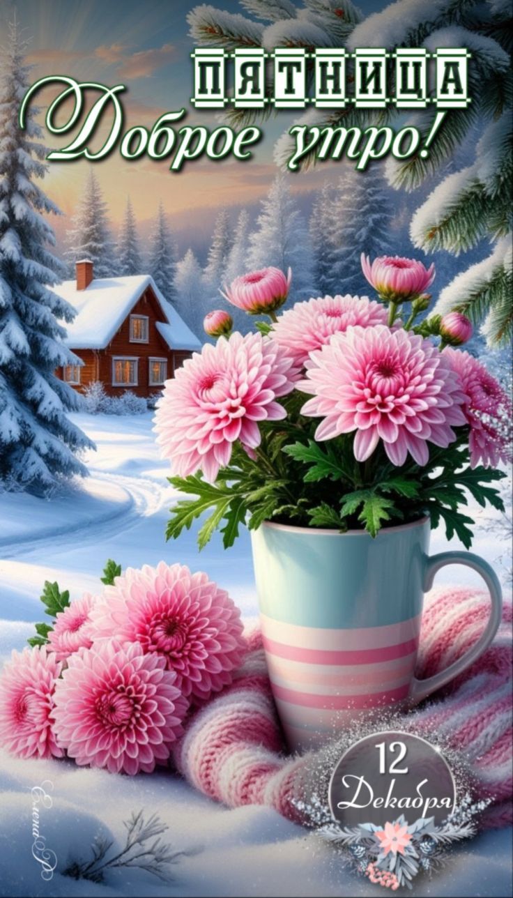 Пятница Доброе утро!\n12 Декабря