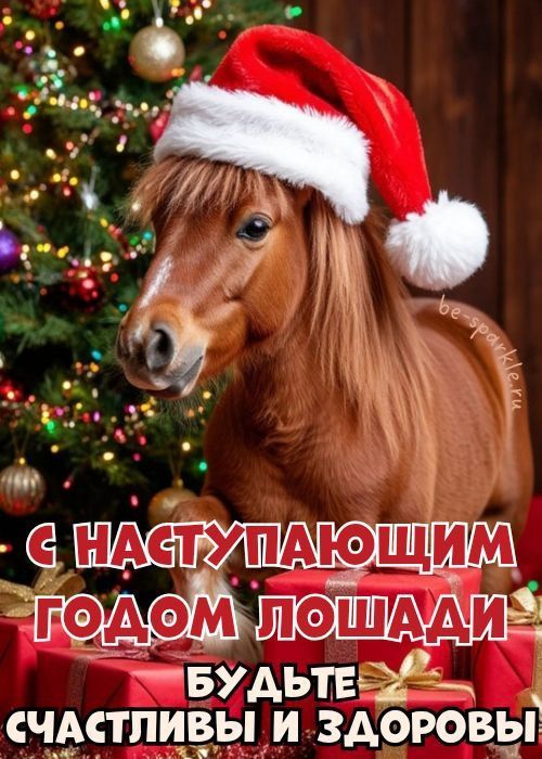 С НАСТУПАЮЩИМ ГОДОМ ЛОШАДИ
БУДЬТЕ СЧАСТЛИВЫ И ЗДОРОВЫ