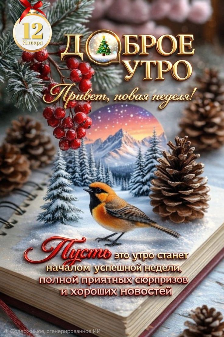 Доброе утро Привет, новая неделя! Пусть это утро станет началом успешной недели, полной приятных сюрпризов и хороших новостей
