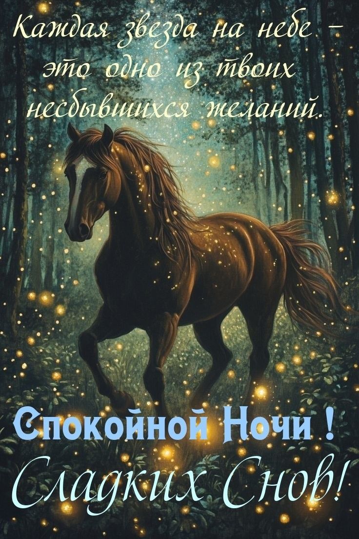Каждая звезда на небе - это одно из твоих несбывшихся желаний. Спокойной Ночи! Сладких Снов!