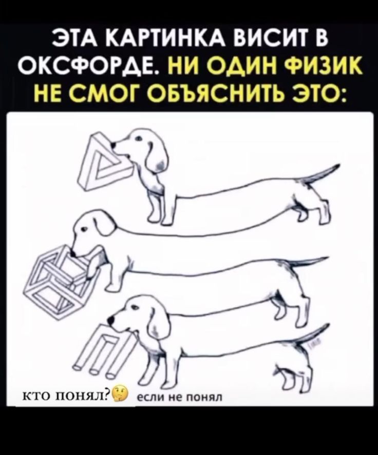 ЭТА КАРТИНКА ВИСИТ В ОКСФОРДЕ. НИ ОДИН ФИЗИК НЕ СМОГ ОБЪЯСНИТЬ ЭТО: КТО ПОНИЛ? 🤔 если не понял
