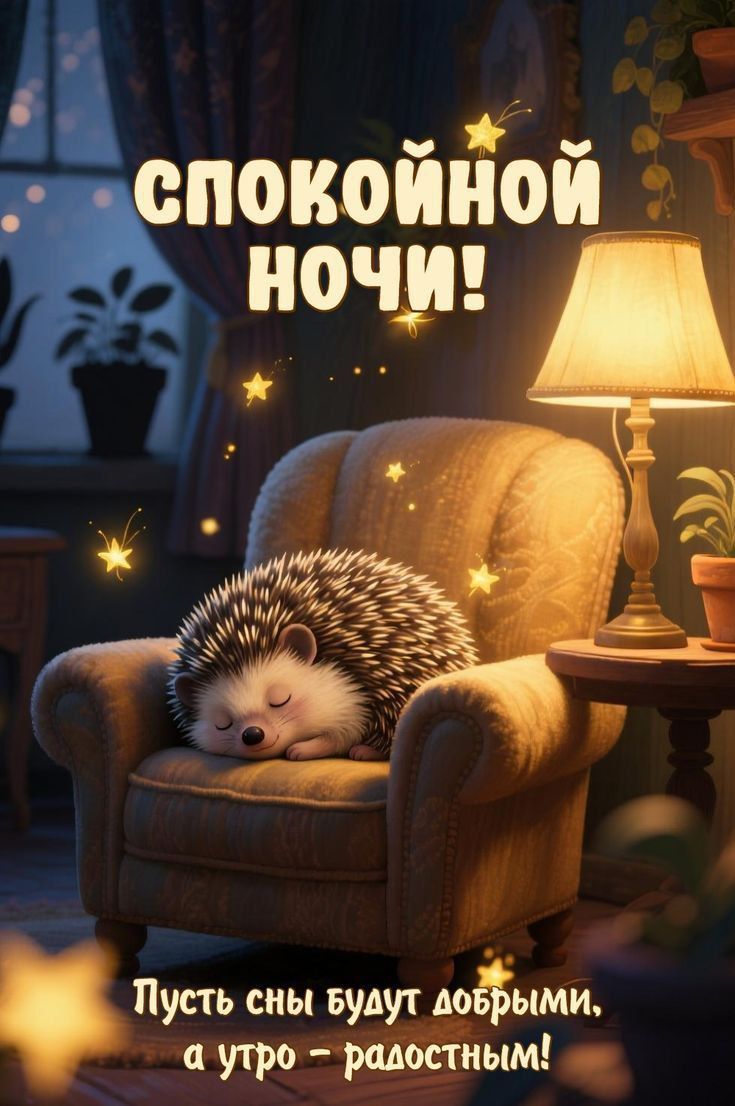 СПОКОЙНОЙ НОЧИ! Пусть сны будут добрыми, а утро – радостным!