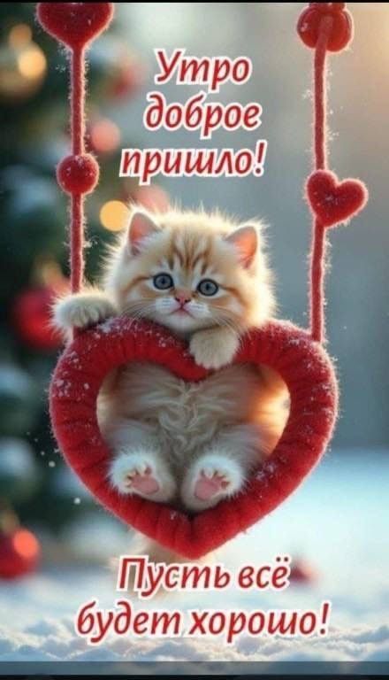 Утро доброе пришло!
Пусть всё будет хорошо!