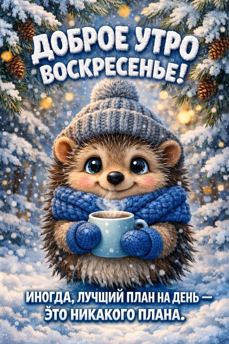 ДОБРОЕ УТРО ВОСКРЕСЕНЬЕ! ИНОГДА, ЛУЧШИЙ ПЛАН НА ДЕНЬ — ЭТО НИКАКОГО ПЛАНА.