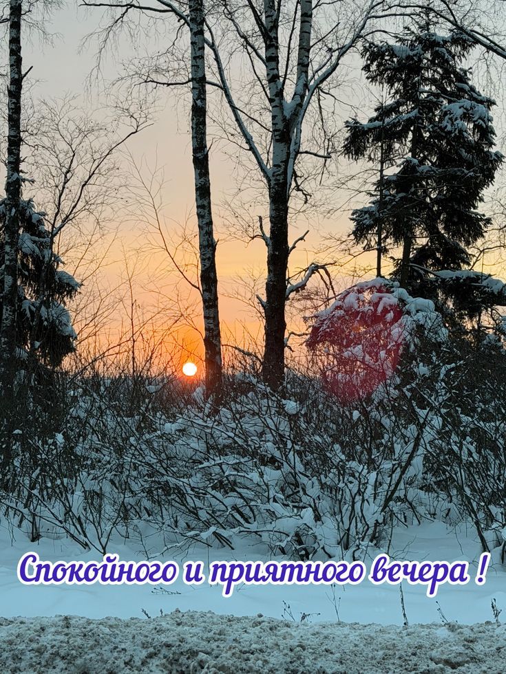 Спокойного и приятного вечера!