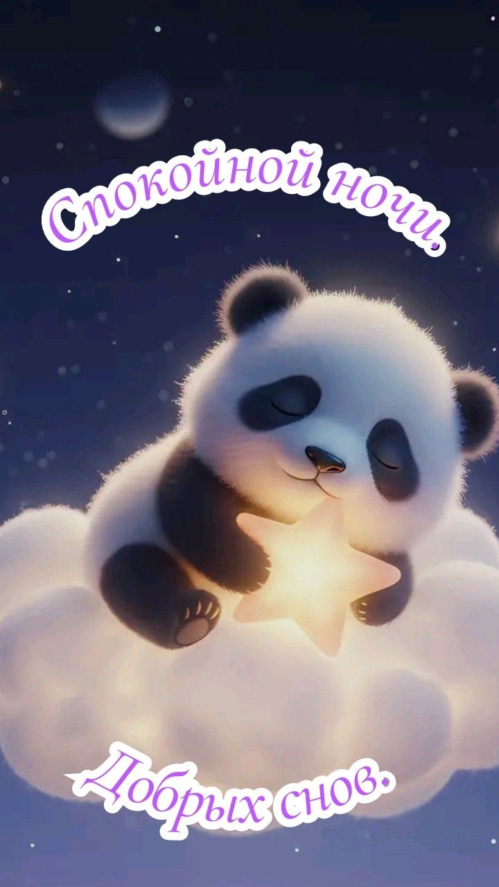 Спокойной ночи. Добрых снов.