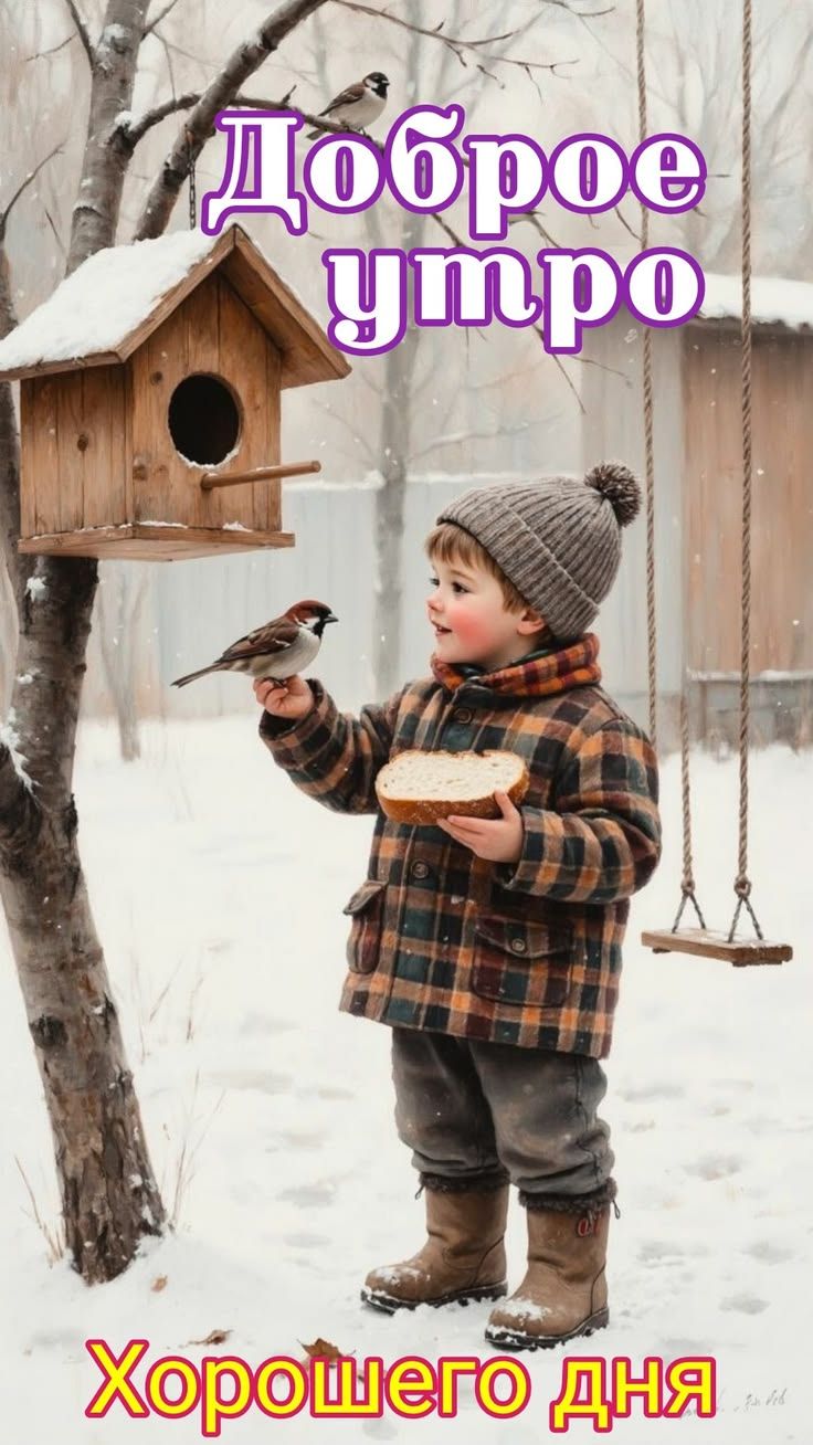 Доброе утро
Хорошего дня