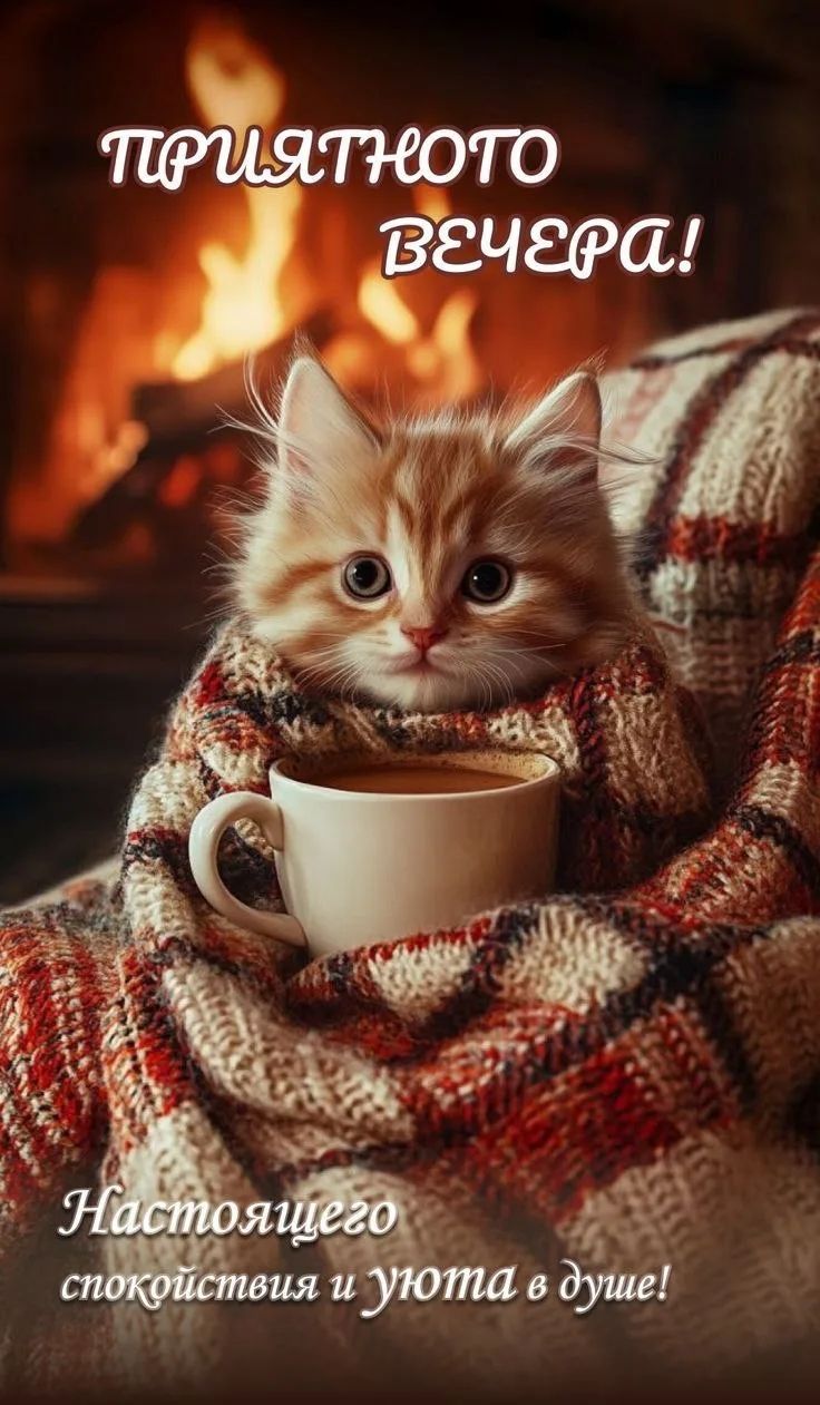 ПРИЯТНОГО ВЕЧЕРА! Настоящего спокойствия и уюта в душе!