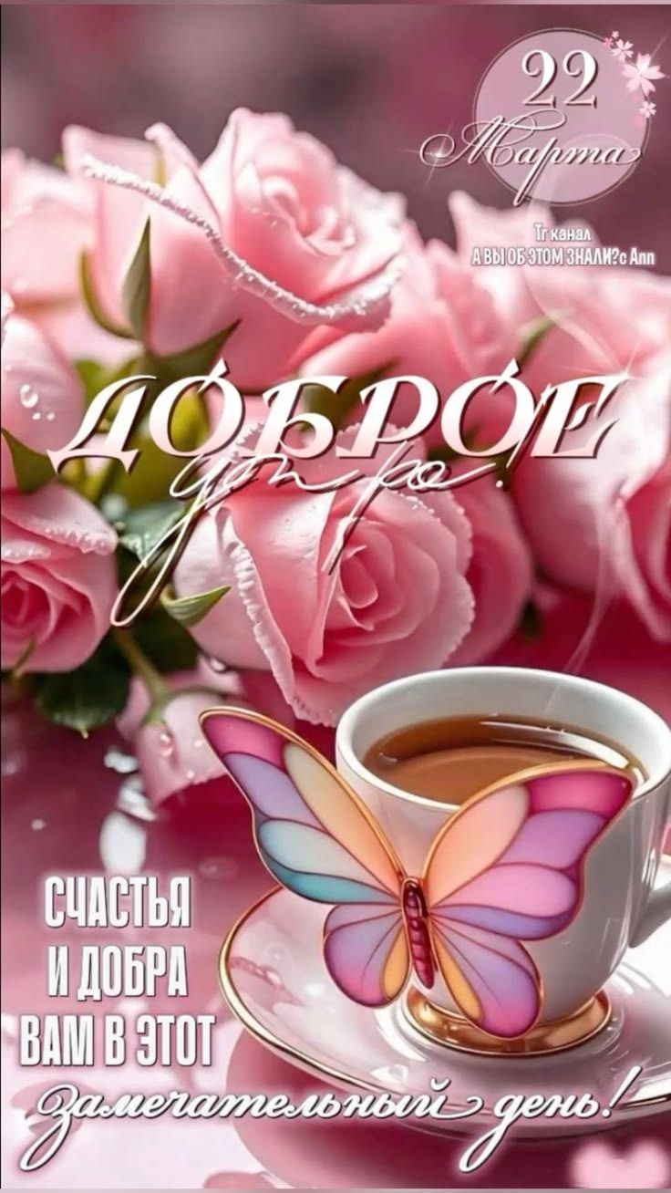 22 Марта Тг канал А вы об этом знали? с Ann ДОБРОЕ утро! СЧАСТЬЯ И ДОБРА ВАМ В ЭТОТ Замечательный день!