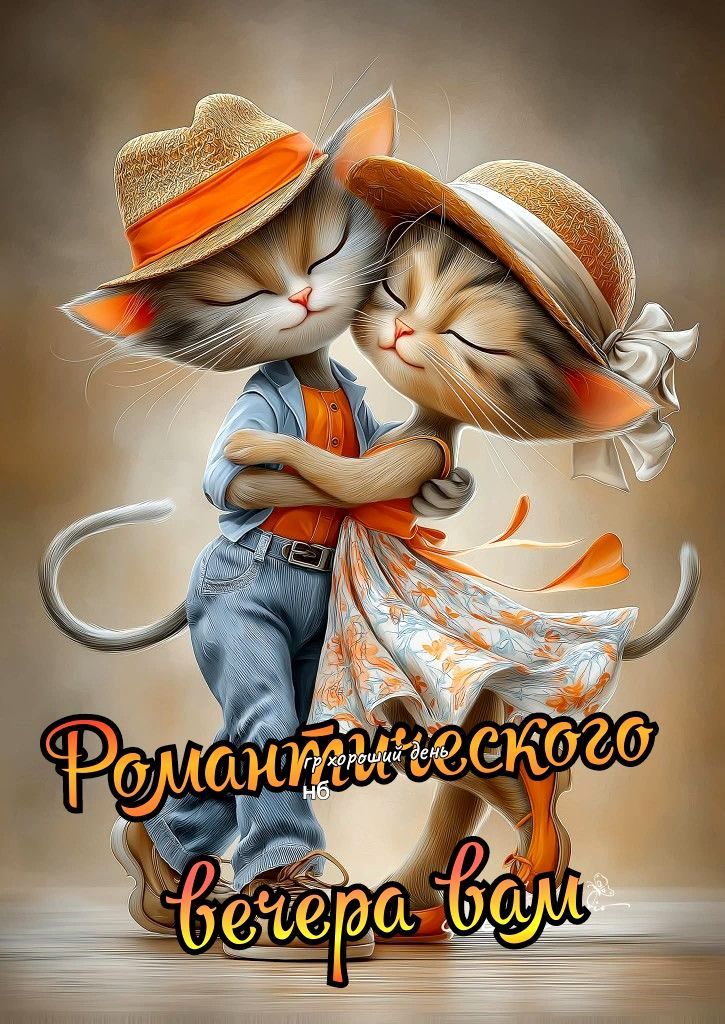 Романтического хорошего дня, но вечера вам