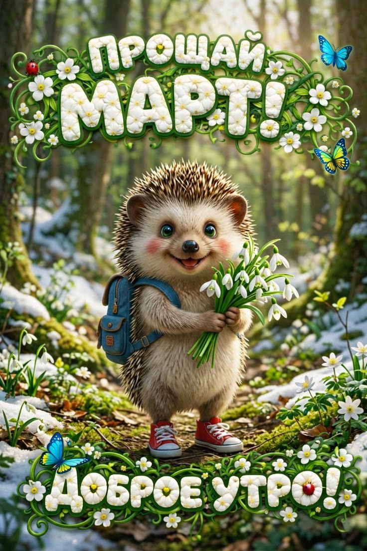 ПРОЩАЙ МАРТ! ДОБРОЕ УТРО!