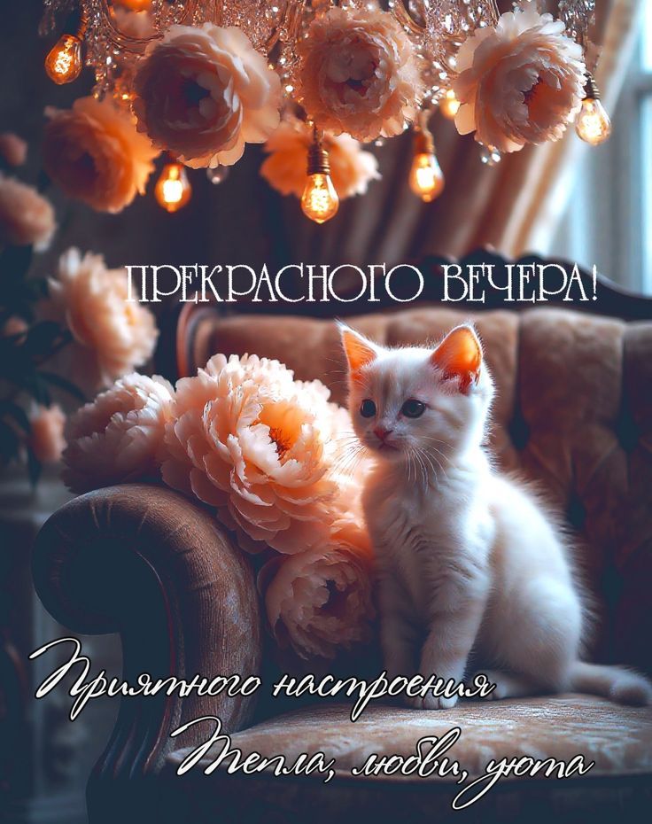 ПРЕКРАСНОГО ВЕЧЕРА! Приятного настроения Тепла, любви, уюта