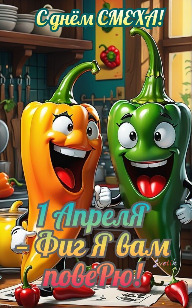 С днём СМЕХА! 1 Апреля Фиг Я вам поверю!