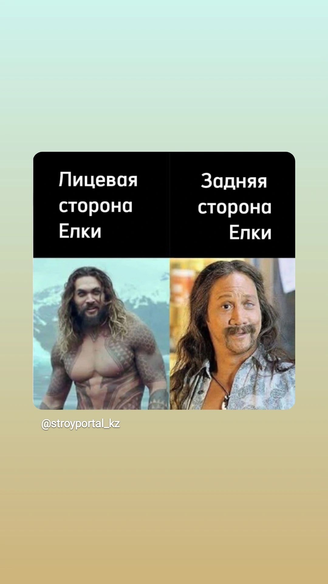 Лицевая сторона Елки  Задняя сторона Елки