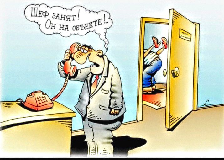 Шеф занят! Он на объекте!