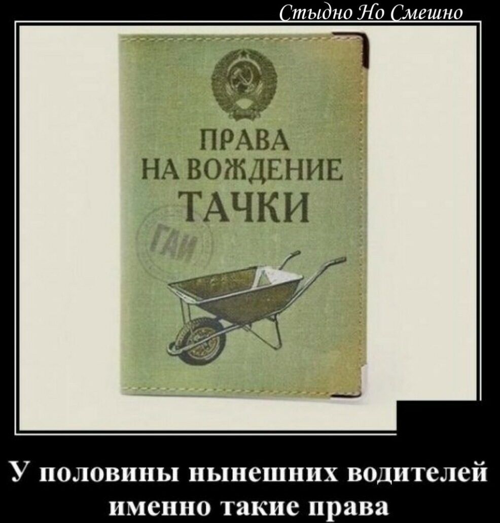 тыдкп Ла ипина ПРАВА НА ВОЖДЕНИЕ У половины нынешних водителей именно такие права
