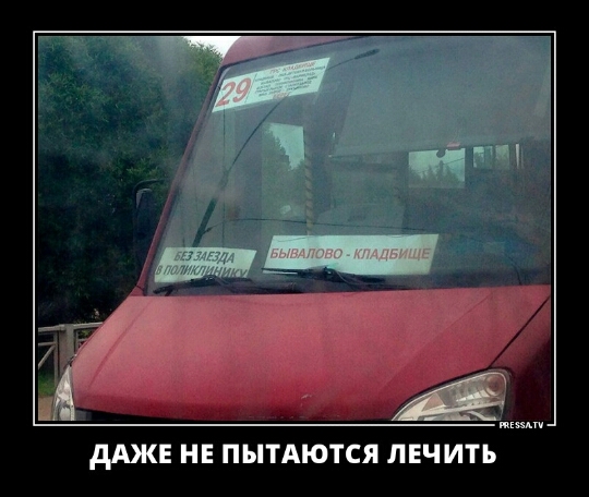 дАЖЕ НЕ ПЫТАЮТСЯ ЛЕЧИТЬ