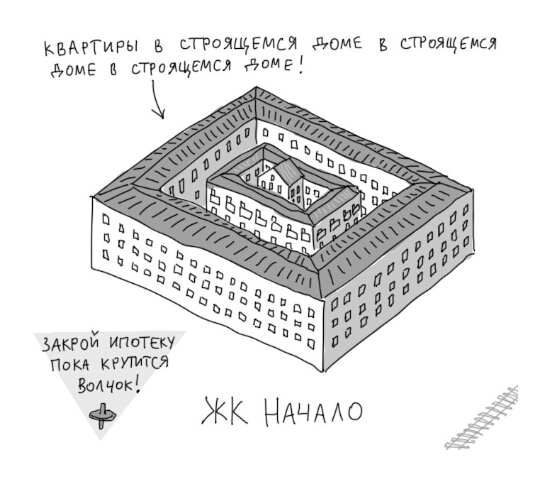 КВАРТИРЫ Б строящим доме Б Шпдщгмся ММБ строящемся доме зАкгой итп ш ПОКА КРУГИТСЯ Волчок ЖК НАЧААо
