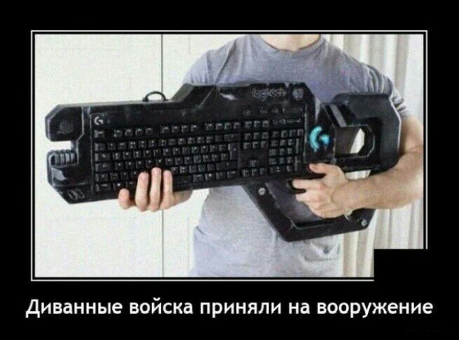 диванные войска приняли на вооружение
