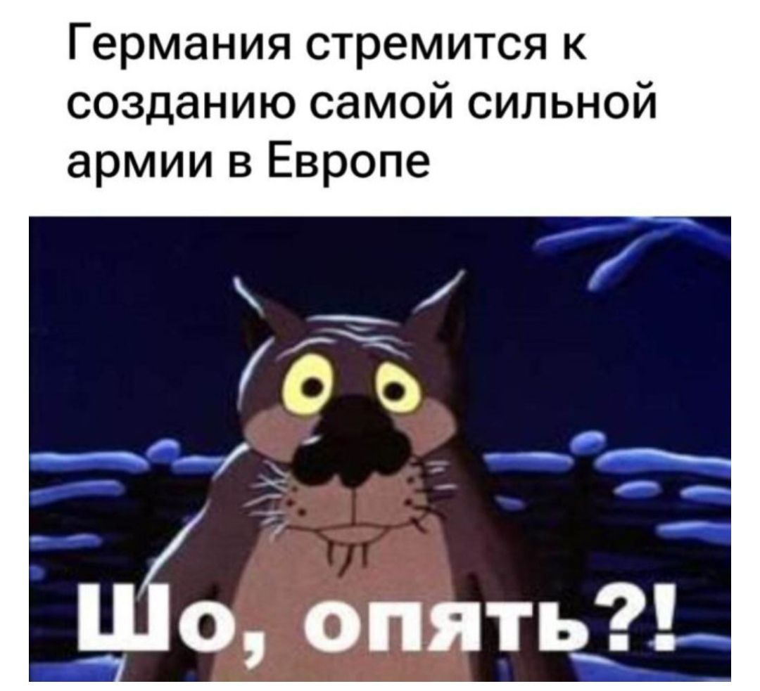 Германия стремится к созданию самой сильной армии в Европе
Шо, опять?!