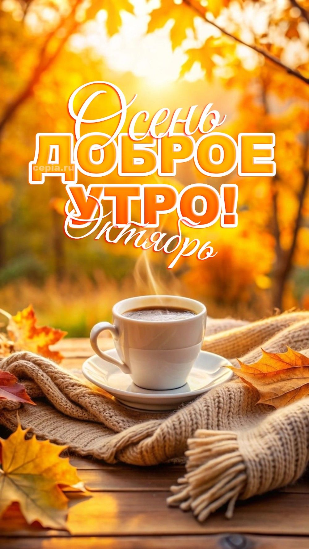 Осень ДОБРОЕ УТРО! Октябрь