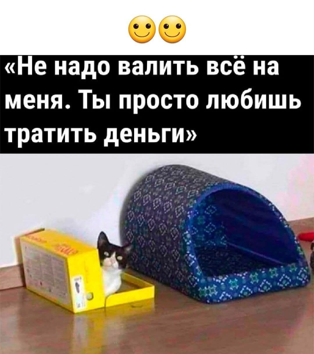 «Не надо валить всё на меня. Ты просто любишь тратить деньги»