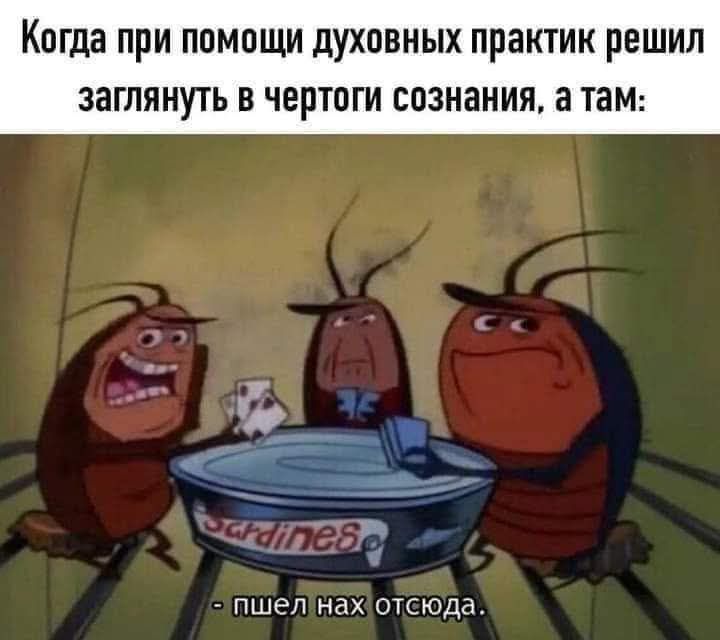 Когда при помощи духовных практик решил заглянуть в чертоги сознания, а там:
- пшел нах отсюда.