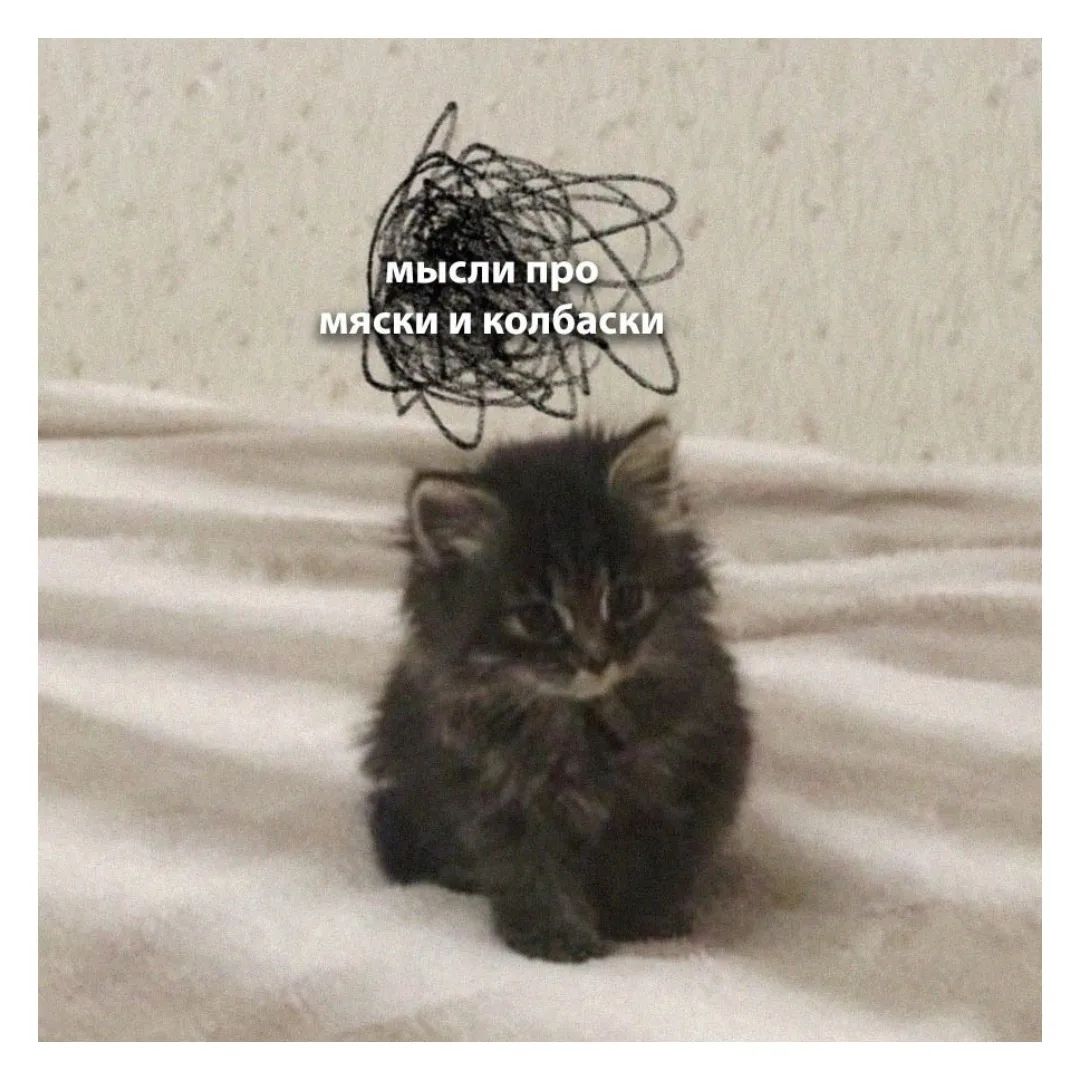 мысли про мясяк и колбаски