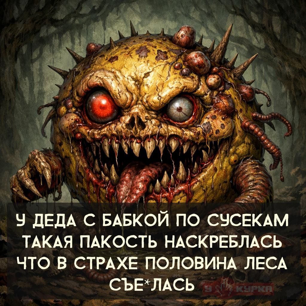 У деда с бабкой по сусекам такая похоть наскреблась что в страхе половина леса с*еблась