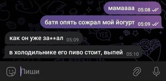 как он уже зажхал 0509 в холодильнике его пиво стоит выпей 0510 25 Пиши д2